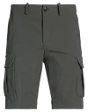 Rrd Man Shorts & Bermuda Shorts Dark Green Size 28 Polyamide, Elastane In Green