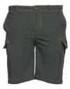 Rrd Man Shorts & Bermuda Shorts Dark Green Size 30 Polyamide, Elastane In Green