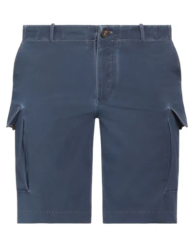 Rrd Man Shorts & Bermuda Shorts Navy Size 40 Polyamide, Elastane In Navy Blue