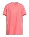 Rrd Man T-shirt Coral Size 48 Polyamide, Polyester, Elastane In Red