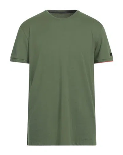 Rrd Man T-shirt Green Size 36 Cotton, Polyamide, Elastane In Green