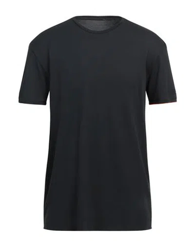 Rrd Man T-shirt Midnight Blue Size 44 Cotton, Polyamide, Elastane In Blue