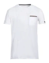 Rrd Man T-shirt White Size 44 Polyamide, Elastane