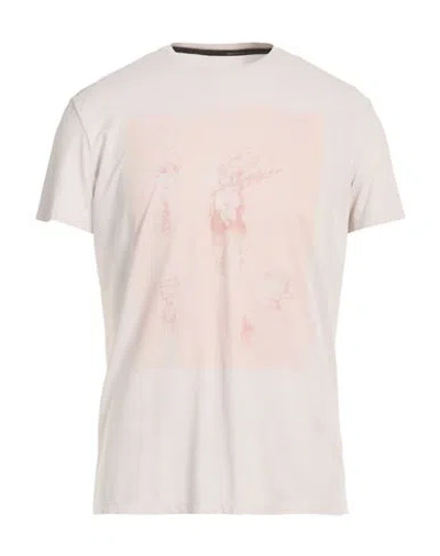 Rrd Man T-shirt Beige Size 38 Polyamide, Elastane In Pink