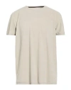 Rrd Man T-shirt Beige Size 46 Polyamide, Elastane In Brown