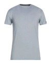 Rrd Man T-shirt Grey Size 36 Cotton, Polyamide, Elastane In Blue