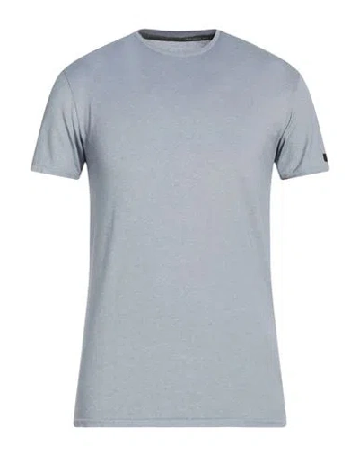 Rrd Man T-shirt Grey Size 36 Cotton, Polyamide, Elastane In Blue