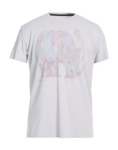 Rrd Man T-shirt Light Grey Size 36 Polyamide, Elastane In White