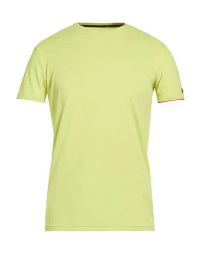 Rrd Man T-shirt Lime Green Size 44 Cotton, Polyamide, Elastane In Multi