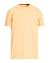 Rrd Man T-shirt Mandarin Size 44 Polyamide, Elastane In Orange