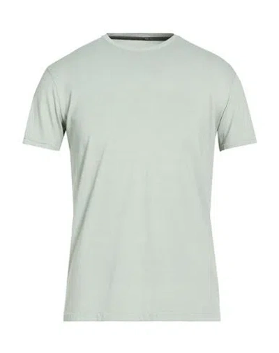 Rrd Man T-shirt Sage Green Size 36 Cotton, Polyamide, Elastane In Blue