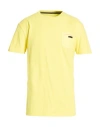Rrd Man T-shirt Yellow Size 44 Cotton, Elastane