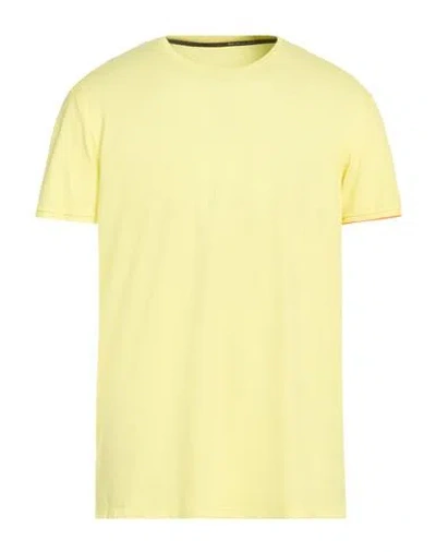 Rrd Man T-shirt Yellow Size 44 Cotton, Polyamide, Elastane In Blue