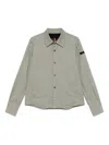 Rrd Green Lightweight Jacket With Button-up Front In Green