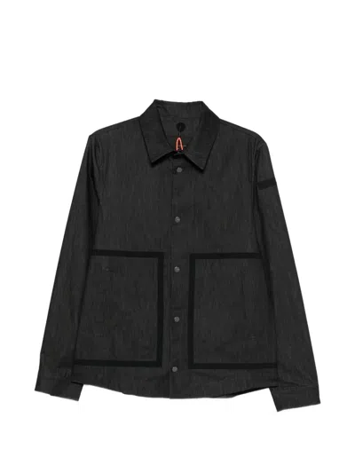 Rrd Marina Patch-pocket Shirt In Black