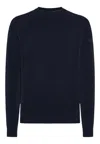 Rrd Men's Sweater  W25132 60 Blue Black In Blue