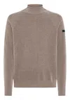 Rrd Men's Sweater  W25135 87 Tab In Brown