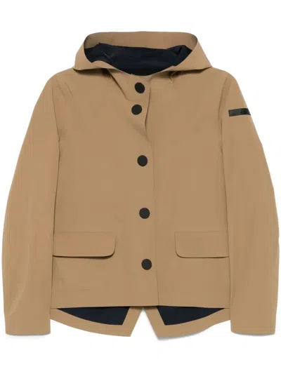 Rrd Montecristo Color Hood Jacket In Beige