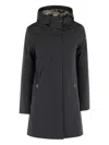 Rrd Montecristo Hooded Coat In Black