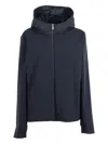 Rrd Montecristo Duck Hood Zip Soft Jacket In Blue