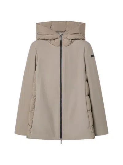 Rrd Montecristo Hooded Panelled Jacket In Neutral