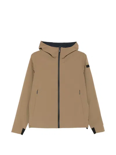 Rrd Montecristo Hooded Zip-up Jacket In Brown