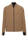 Rrd Montecristo Neutrals Jacket With High Collar In Brown