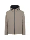 Rrd Montecristo Reversible Hooded Jacket In Neutral