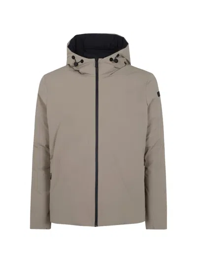 Rrd Montecristo Reversible Hooded Jacket In Neutral