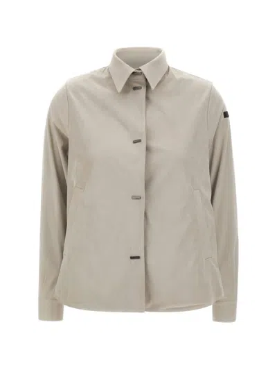 Rrd Nabucco Buttoned-cuffs Jacket In Neutral