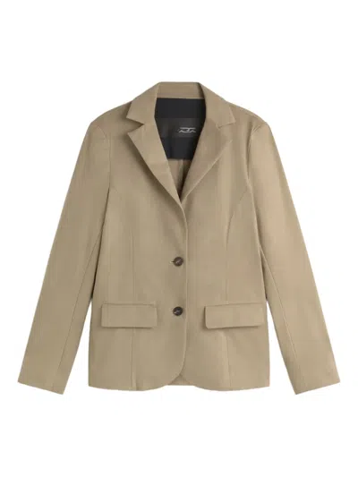 Rrd Notched-lapels Blazer In Neutral