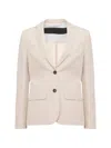 Rrd Notched-lapel Breasted Jacket In Neutral