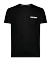 Rrd Open-necked Black Shirt In Black