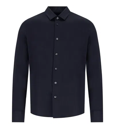 Rrd Oxford Blue Shirt In Black