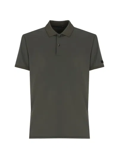 Rrd Oxford Gdy Short-sleeve Polo Shirt In Gray