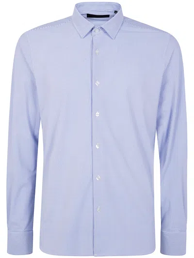 Rrd "oxford Jacquard Open" Shirt In Blue