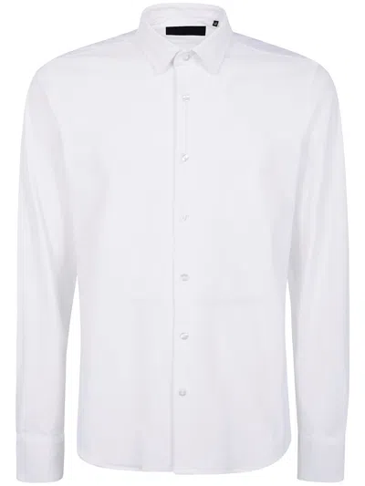 Rrd 'oxford Jacquard Open' Shirt In White