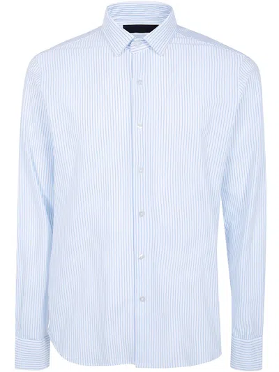 Rrd "oxford" Jacquard Stripe One Shirt In Blue