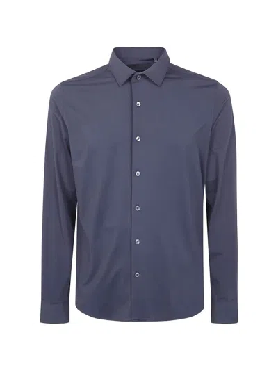 Rrd "oxford Open" Shirt In Blue