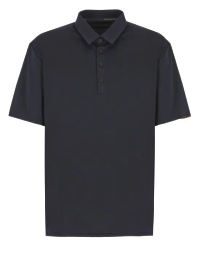 Rrd Oxford Polo Shirt In Black