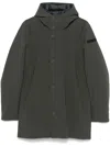 Rrd Padded Parka Coat In Grey