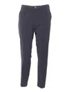 Rrd Welt-pocket Elasticated Trousers In Blue