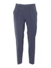 Rrd Welt-pocket Elasticated Trousers In Blue
