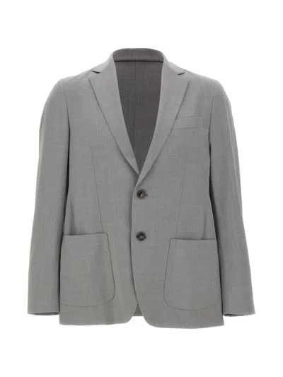 Rrd Patch-pocket Blazer In Gray