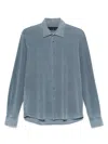 Rrd Piqué-weave Shirt In Blau
