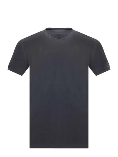 Rrd Pique-effect Stretch Jersey T-shirt In Gray
