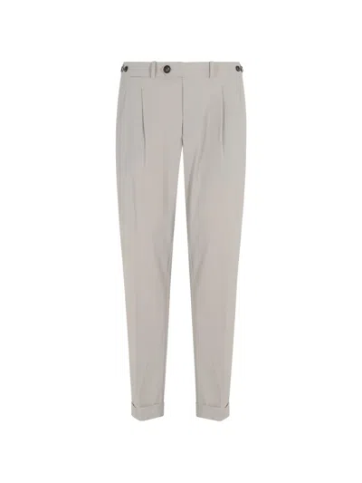 Rrd Pleated Trousers In Gray