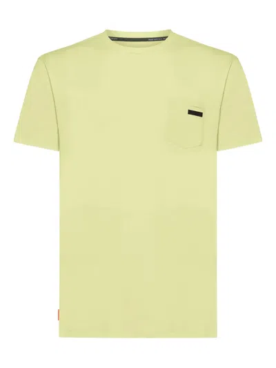 Rrd Pocket-detail T-shirt In Yellow