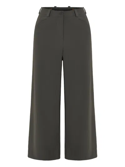 Rrd Pocket Flat-front Trousers In Green