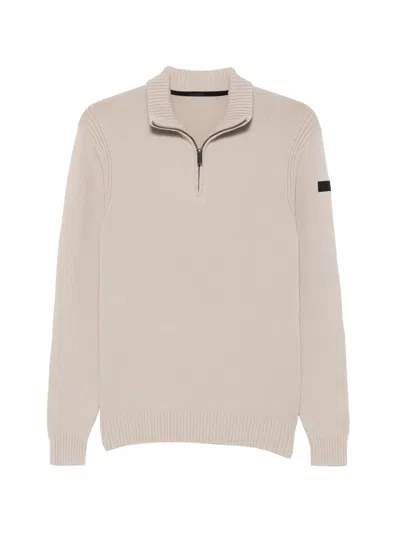 Rrd Quarter-zip Knitted Sweater In Multi